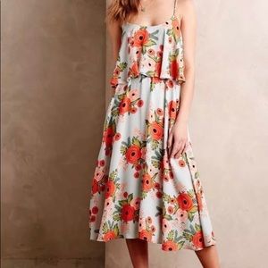 Anthro Poppy Dress Paper Crown RIFLE Paper Co.